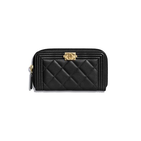 boy chanel zipped wallet vs flap wallet|chanel flap style code.